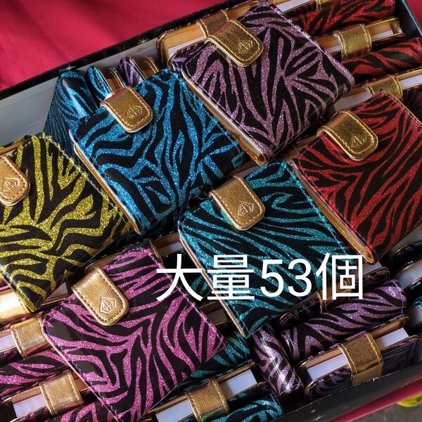 ゼブララメ柄 付箋メモ帳 6色セット 未使用 VIRGINIAS バージニス 53個!ash×Diamonds