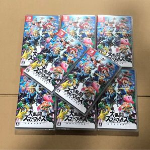 大乱闘 スマッシュブラザーズ 任天堂 switch 8個セット 新品・未開封・シュリンク付き