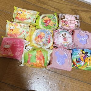 キャラクターソープ11個。新品未開封。キティちゃん、プウさん、ミッキーマウス。化粧石鹸。マスター。ラベンダーいちごミルク等 ⑦