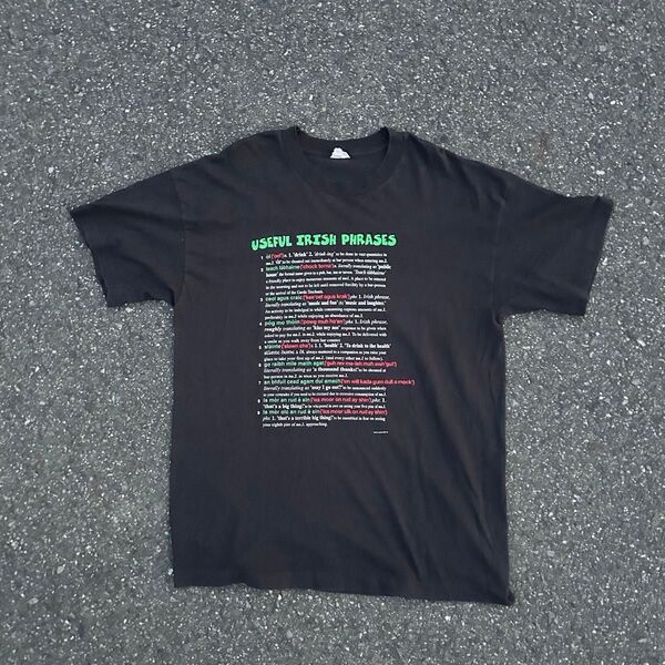 メッセージT 90s シングルステッチ SCREEN STARS XL