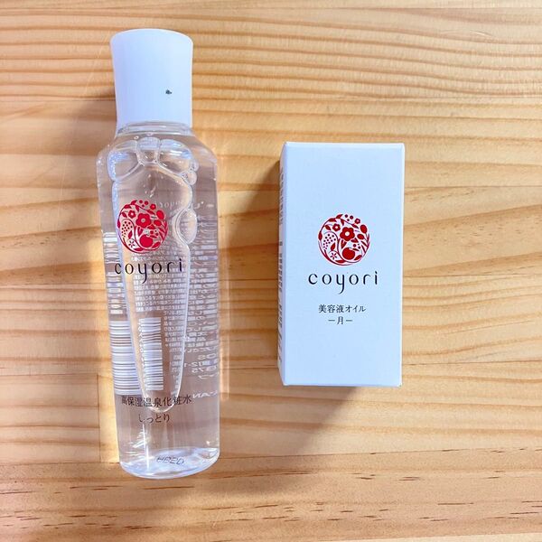 COYORI 高保湿温泉化粧水 しっとり 100ml 美容液オイル 20ml
