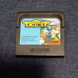 お値引き不可 ゲームギア ドナルドダックの4つの秘宝 ソフトのみ