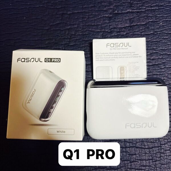fasoul Q1PRO ファソウルq1 2度吸い iQOS不要 電子タバコ Q1イルマ互換品 ホワイト 白 シケモク
