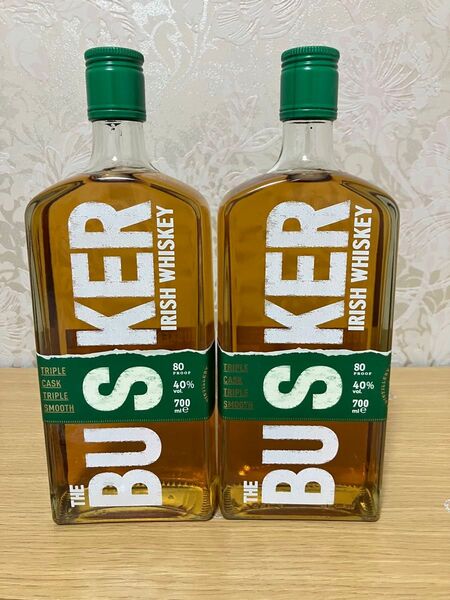 バスカー アイリッシュウイスキー(正規代理店/箱無し) 700ml(Alc 40度) 2本セット