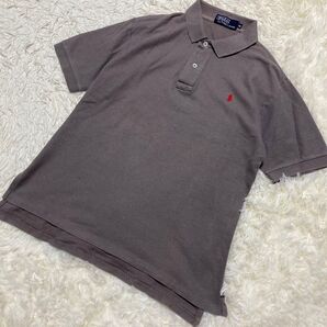 POLO Ralph Lauren ポロ ラルフローレン ポロシャツ ヴィンテージ グレージュ