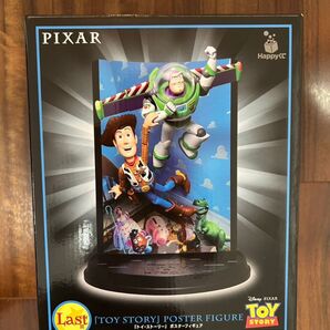 Happyくじ pixar ラスト賞 ピクサー トイ・ストーリー ポスターフィギュア