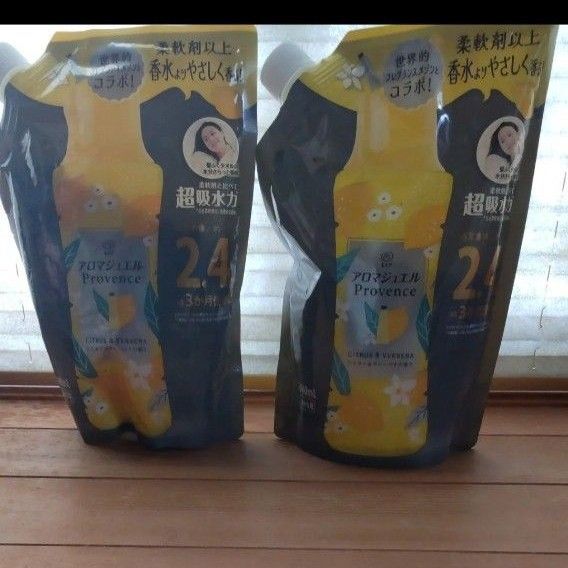新品2袋 P&G レノア アロマジュエル シトラス&ヴァーベナの香り つめかえ用 特大サイズ 1040mL