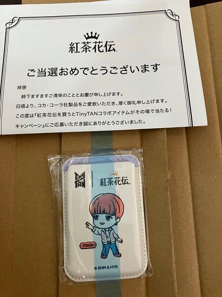 紅茶花伝 TinyTAN カードケース jimin