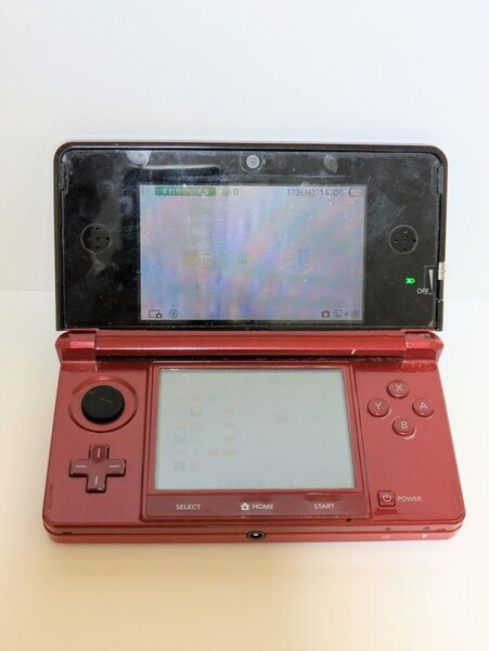【動作確認済】ニンテンドー3DS メタリックレッド 本体 Nintendo 任天堂