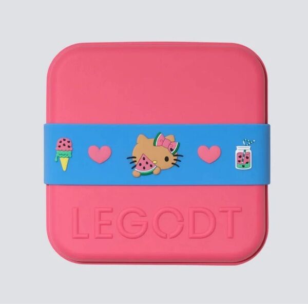 【店舗完売品】ハローキティ ランチボックス オリーブヤング sanrio LEGODT 日焼け