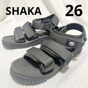 【未使用】SHAKA シャカ ネオバンジー メンズ スポーツサンダル グレー