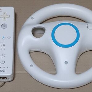 Wii リモコン ハンドル ホワイト セット