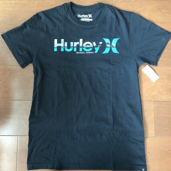 HURLEY　Tシャツ　ハーレー S ブラック 半袖Tシャツ ハワイ　ワイキキ限定
