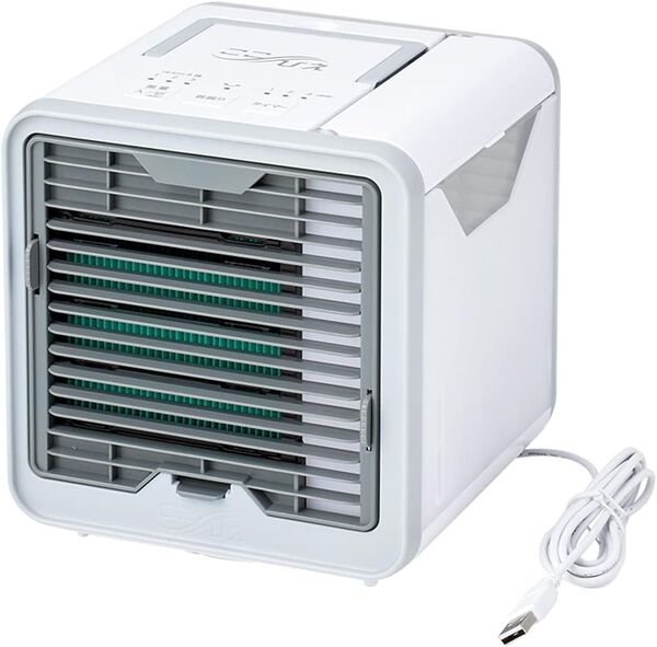 ショップジャパン ここひえ R3 2021年モデル 卓上扇風機 CCHR3AM1 ホワイト