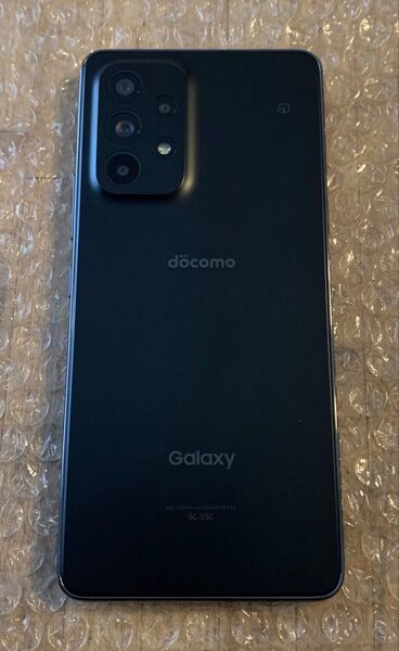 美品 SAMSUNG Galaxy A53 SC-53C docomo オーサムブラック SIMフリー 128GB ギャラクシー