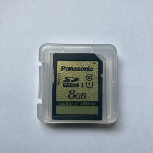 中古品PanasonicSDHC UHS-Iメモリーカード 8GB