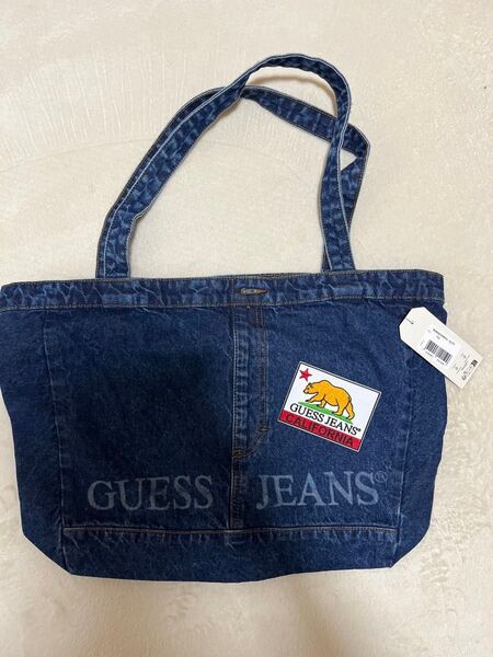 Guess jeans ゲス デニムトートバッグ トートバッグ