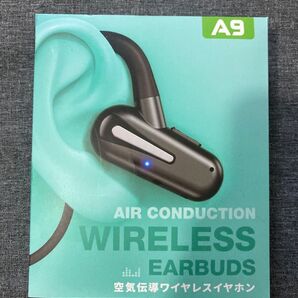 A9 空気伝導ワイヤレスイヤホン Bluetooth 外音 新品未開封