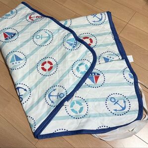 ニトリ キッズ敷きパッド マリン 夏使用