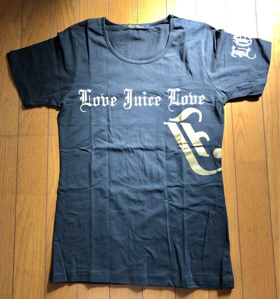 お兄系 グラフィックプリントTシャツ 黒 フリーサイズ