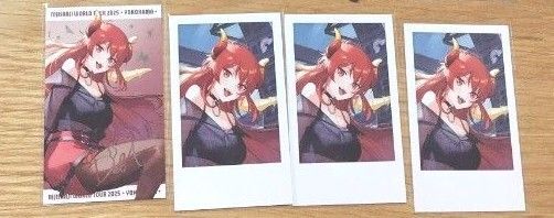 にじさんじ ランダムチェキ風カード WORLD TOUR SitR横浜 ドーラ レア シークレット ノーマル
