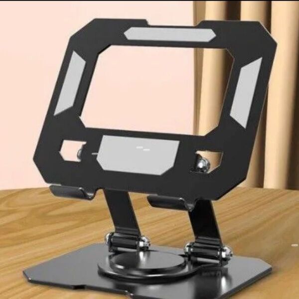 タブレット スタンド 360度回転 ipad スタンド折畳み式 高さ角度調整可能