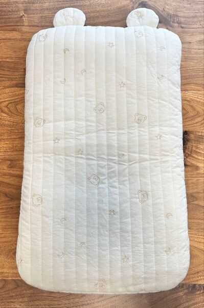 【美品】 抱っこ布団 トッポンチーノ くま くま耳 バースデイ 新生児 出産準備 寝かしつけ 抱っこ ベビー布団