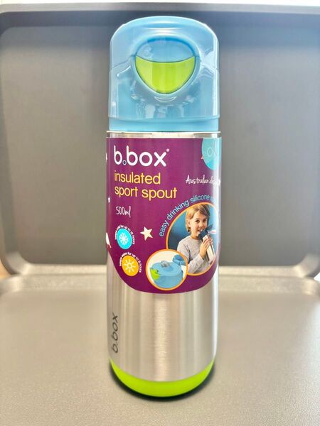 【新品未使用】b.box スパウト 保冷 保温 水筒 ステンレス ボトル ステンレスボトル ドリンクボトル 500ml