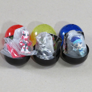 TIGER&BUNNY hero z swing diff .rume figure normal 3 piece set * ball chain * Tiger &ba knee gachapon gashapon 