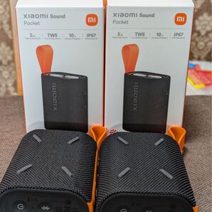 新品同様 Xiaomi サウンドポケット セットBluetoothスピーカー 2個セッ
