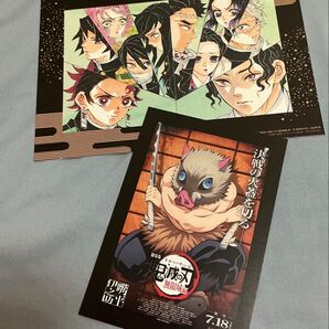 劇場版『鬼滅の刃』無限城編第一章 入場特典 特製アートスタンド 嘴平伊之助 劇場ポスターデザインカード