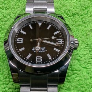 美品 SEIKO MODコマ有り エクスプローラーオマージュ NH35 腕時計 自動巻き