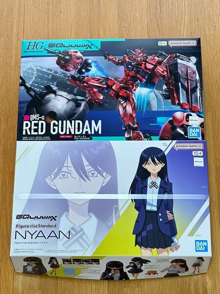 新品未開封 未組立 Figure-rise Standard ニャアン HG 赤いガンダム セット