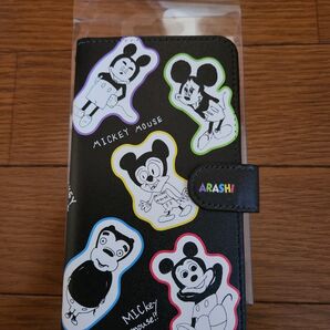 嵐ミッキーマウス スマホケース 手帳型 新品未使用 ARASHI