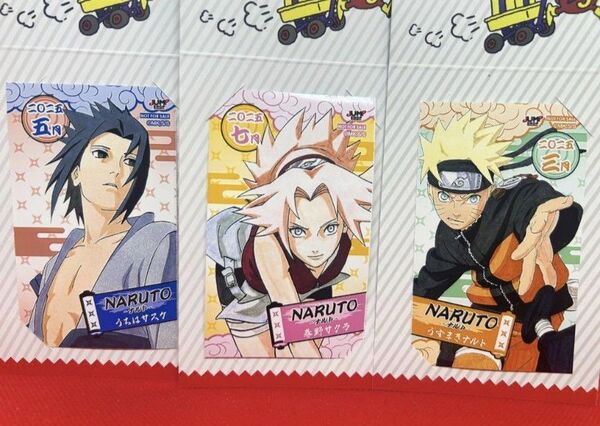ジャンプショップ 特典 ミニブロマイド NARUTO ナルト サスケ サクラ