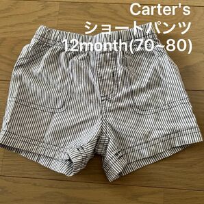 *Carter's*ショートパンツ 12M(70~80) POLO ポロラルフローレン ポロ ネイビー