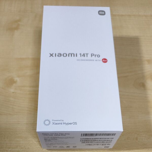 Xiaomi 14T Pro チタングレー 本体のみ