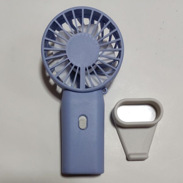 スマホスタンド付き 2WAY ハンディ ファン 携帯扇風機