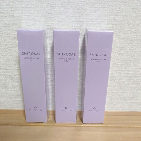 トリニティーライン シロサエ SHIROSAE リンクルクリアジェル 50g 3本
