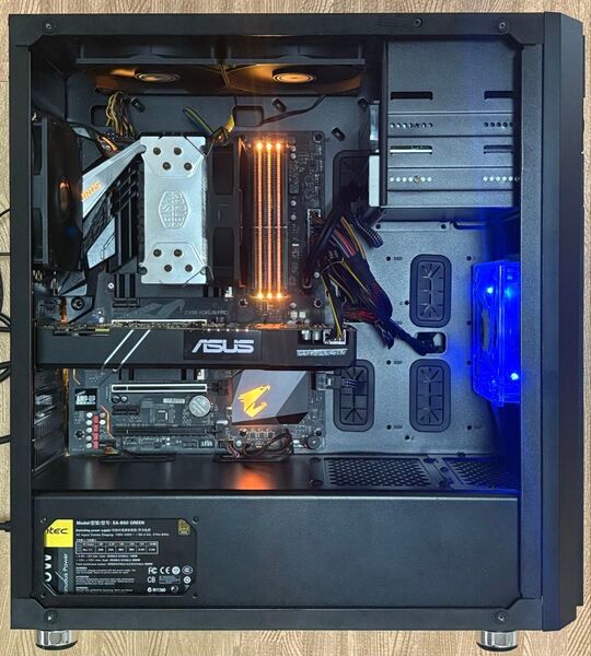 ゲーミングPC/Core i9-9900K/メモリ16/NVMe500GB/GTX1070Ti 8G/Office2021/極美品