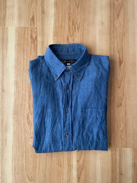 B:MING LIFE STORE リネン長袖シャツ M