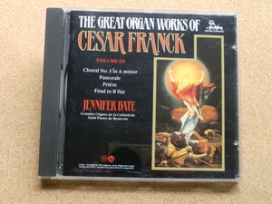 ＊Jennifer Bate／セザール・フランク The Great Organ Works Of Cesar Franck VOL.3（DKP9030）（輸入盤）
