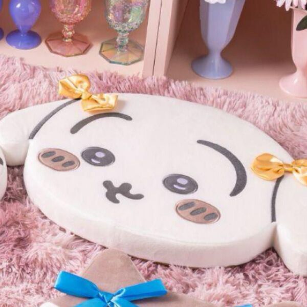 ちいかわ プライズ 低反発 クッション リボン うさぎ