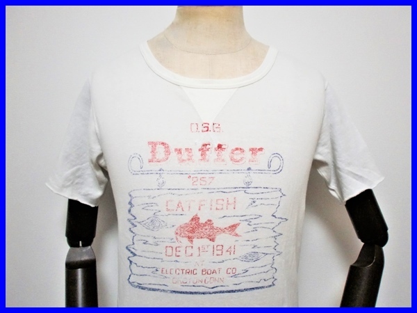 即決! ザ・ダファー・オブ・セントジョージ ガゼット付き 半袖Tシャツ メンズS The DUFFER of St.GEORGE