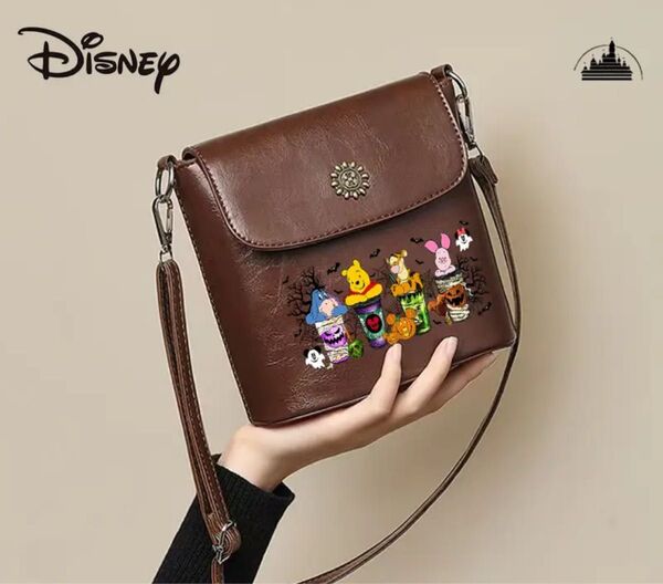 Disney プーさん ショルダーバッグ ブラウン