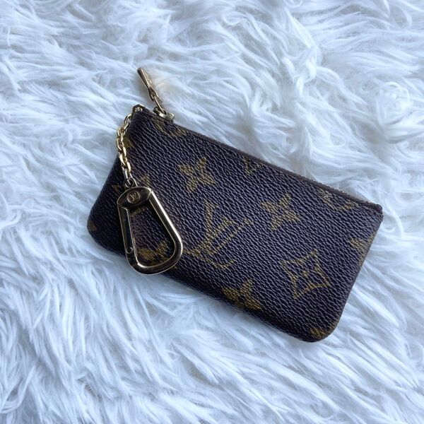 美品 louis vuitton ルイヴィトン モノグラム ポシェット クレ コインケース 小銭入れ キーケース