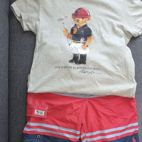 ポロラルフローレン ポロベア Tシャツ 水陸両用ハーフパンツ セット