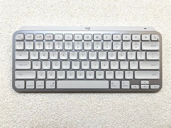 Logicool MX KEYS MINI for Mac マルチデバイス Bluetoothキーボード ペールグレー