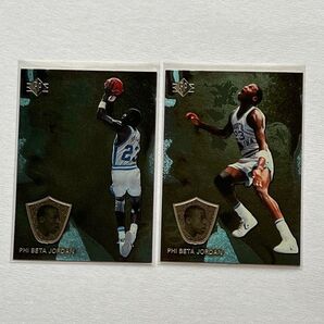 【超レア】マイケル・ジョーダン トレーディングカード 大学時代 2枚
