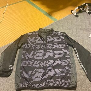 アンブロ ハーフジップ シャカシャカ 160サイズ 黒